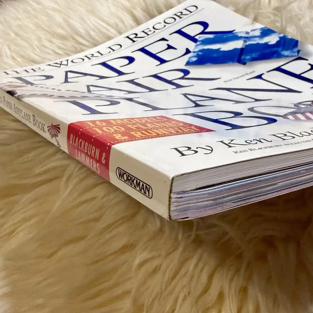 The World Record Paper Airplane Book by Jeff Lammers and Ken Blackburn (1994,...